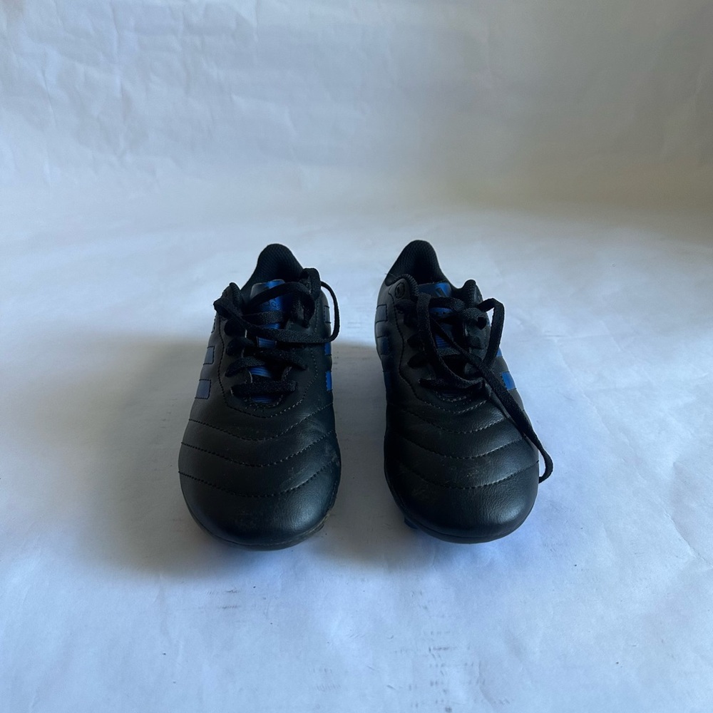 Adidas Boy’s Black and Blue Soccer Shoes - Picture 2 of 8
